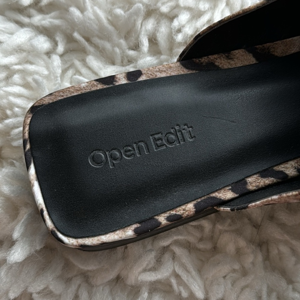 🆕 Open Edit Leopard‎ Print Mule - Picture 7 of 7